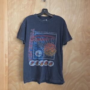 Abercrombie & Fitch 76ers Tee Sorry Relaxed Fit Navy Blue